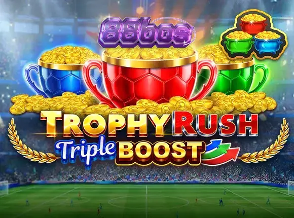 Trophy Rush Triple Boost slot machine interface